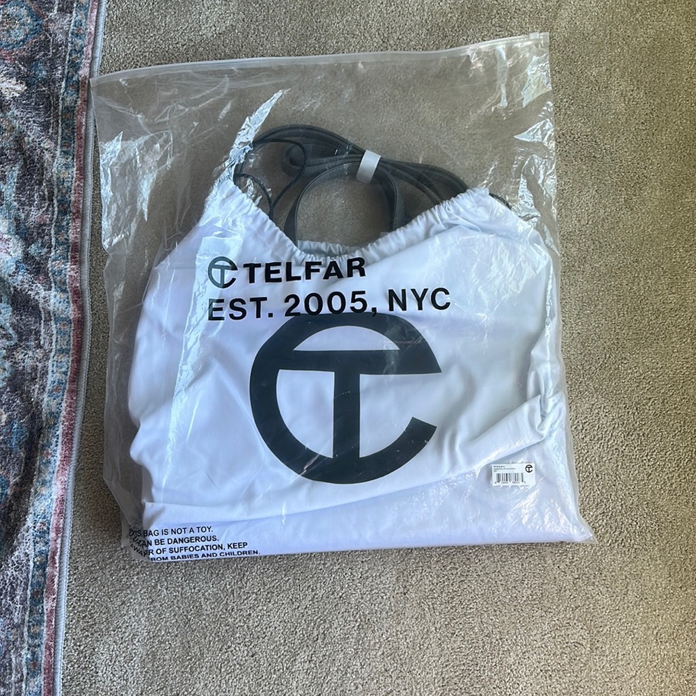 Telfar Large Grey/Gray Shopper